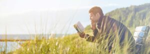 man reading gore new climate change book 1
