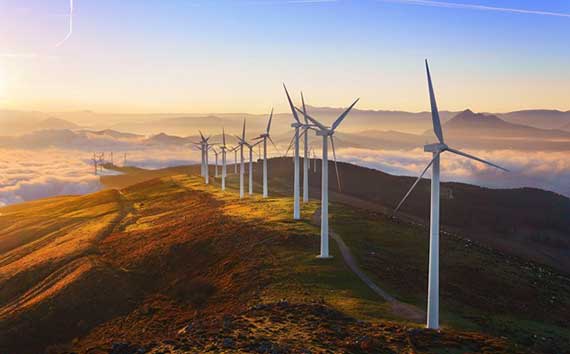 Carbon Cycle Offsetting Helping the Planet Renewable Wind Energy Photo