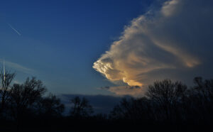 climate change photo of clouds moving in
